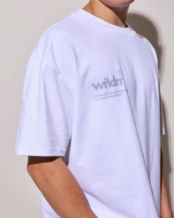 Tops & T-Shirts*Wndrr Syndicate Box Fit T-Shirt White