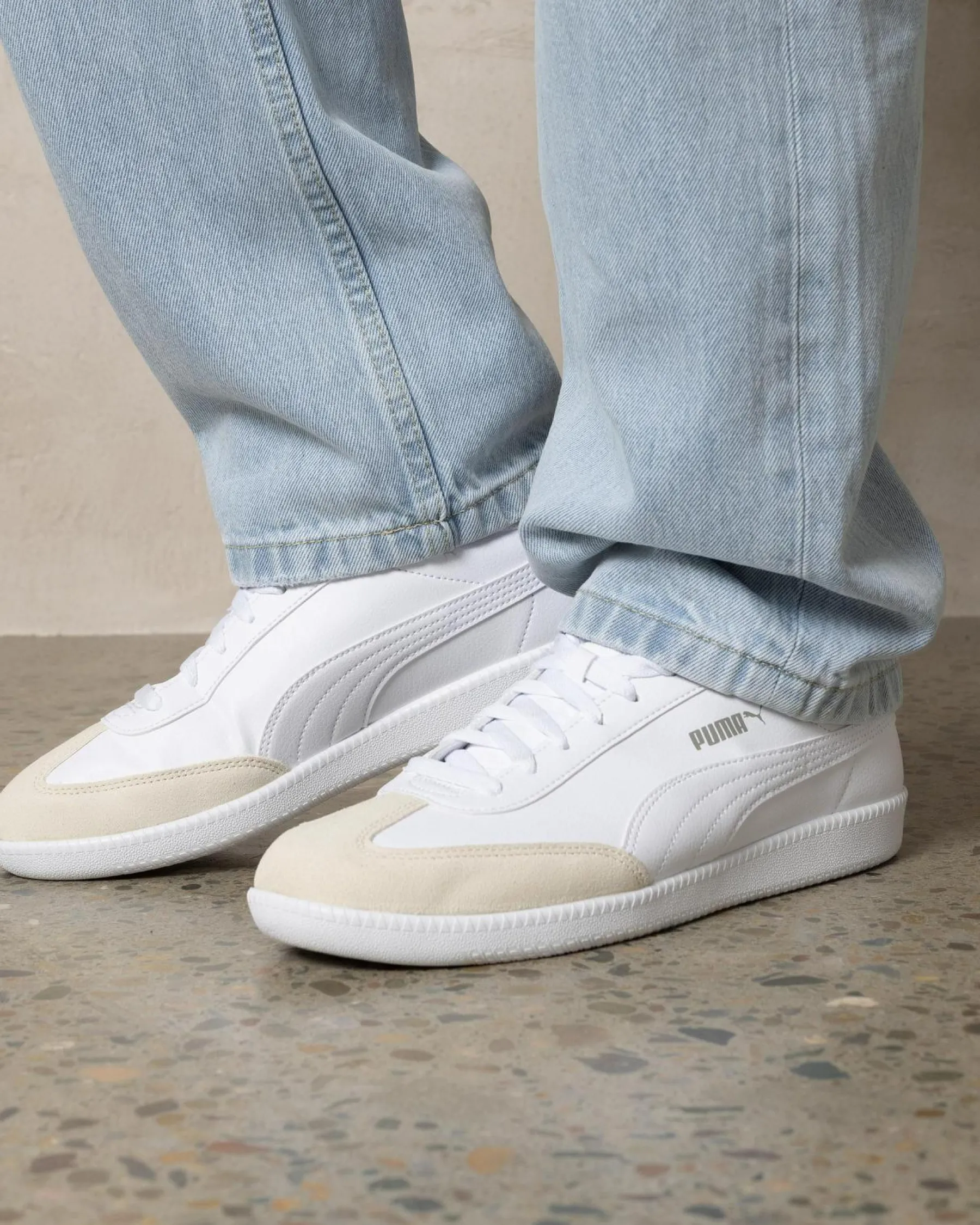 Sneakers*Puma 9-T Shoes Puma White-alpine Snow-smokey Gray