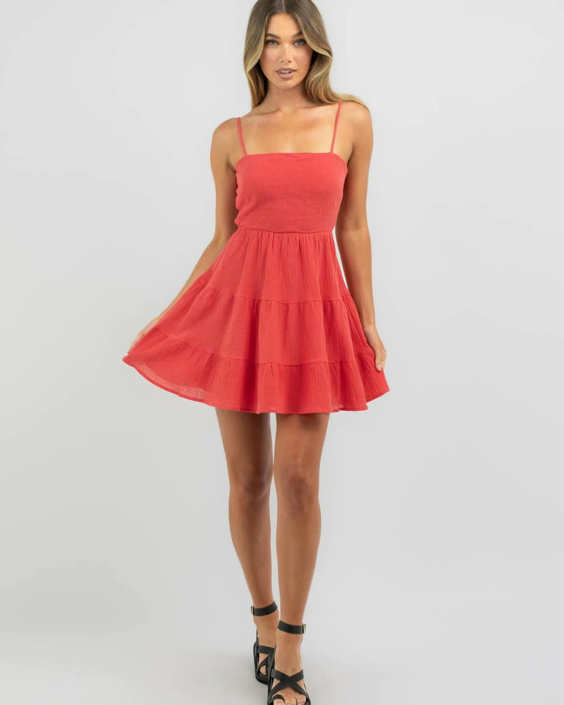 New Tabetha Dress Women Linen Blend|Dresses