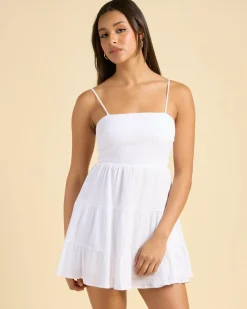 Linen Blend|Dresses*Mooloola Tabetha Dress White