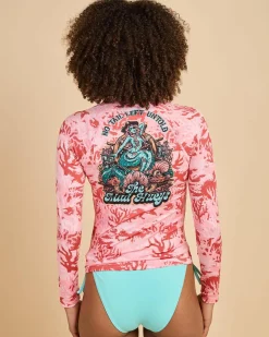 Outlet Tail Untold Zip Through Long Sleeve Rash Vest Women Rash Vests