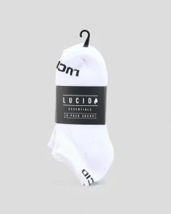 Socks*Lucid Tale Ankle Socks 5 Pack White