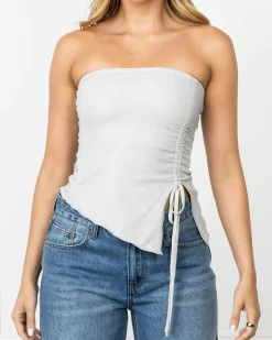 Tops*Ava And Ever Taliah Tube Top Silver