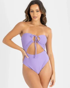 One Pieces*Billabong Tanlines Andrew One Piece Swimsuit Prism Violet