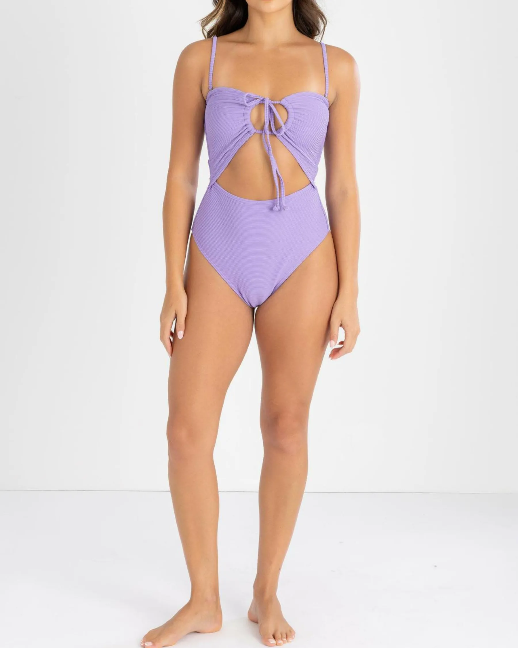 One Pieces*Billabong Tanlines Andrew One Piece Swimsuit Prism Violet