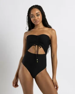Outlet Tanlines Bandeau One Piece Swimsuit Women One Pieces