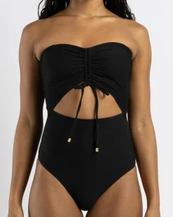 Outlet Tanlines Bandeau One Piece Swimsuit Women One Pieces