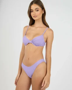 Bikinis*Billabong Tanlines Hike Cheeky Bikini Bottom Prism Violet