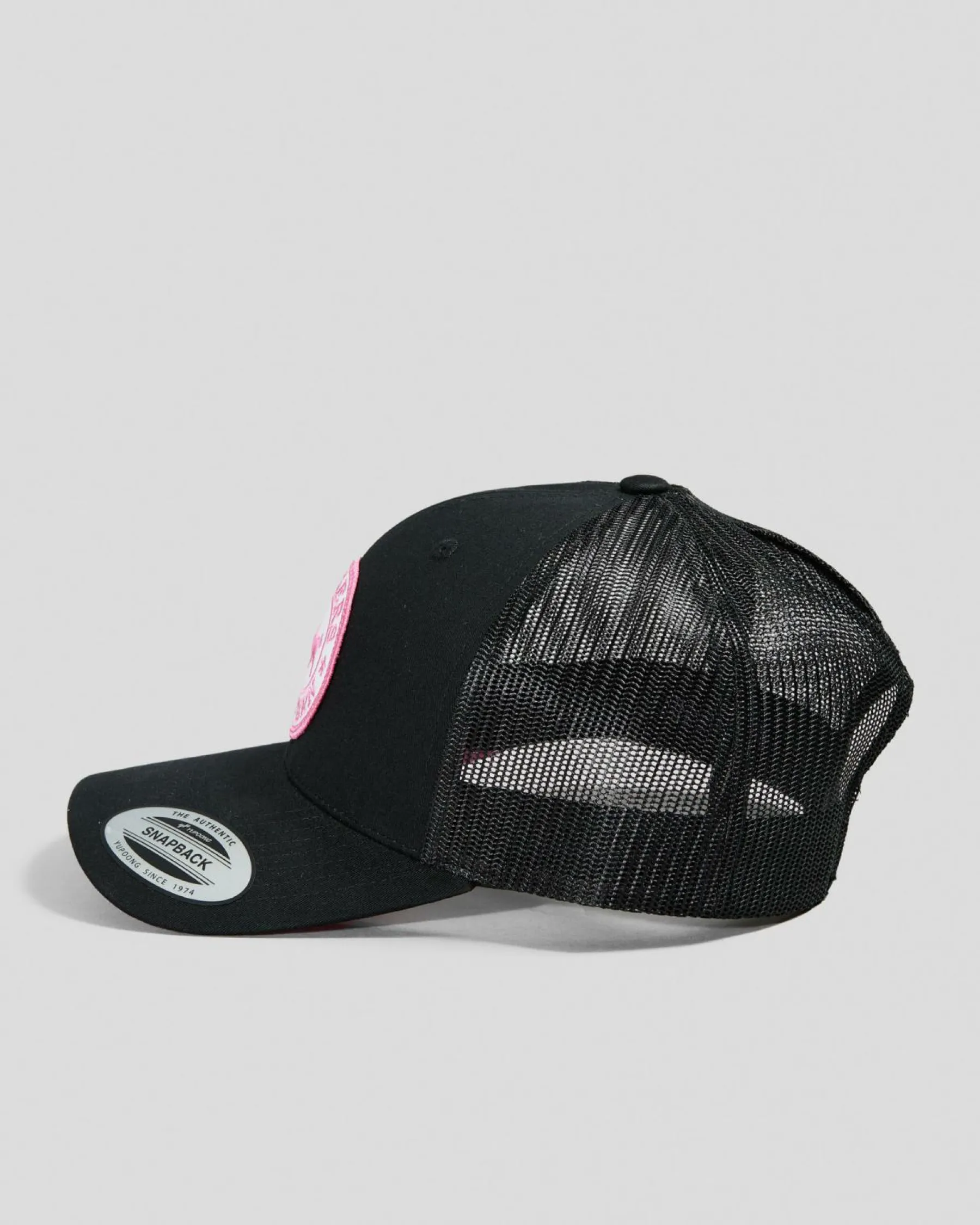 Headwear*Ringers Western Tara Ponytail Trucker Cap Black