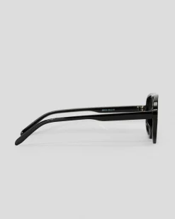 Sunglasses*Indie Eyewear Taylor Sunglasses Black/gd Olive