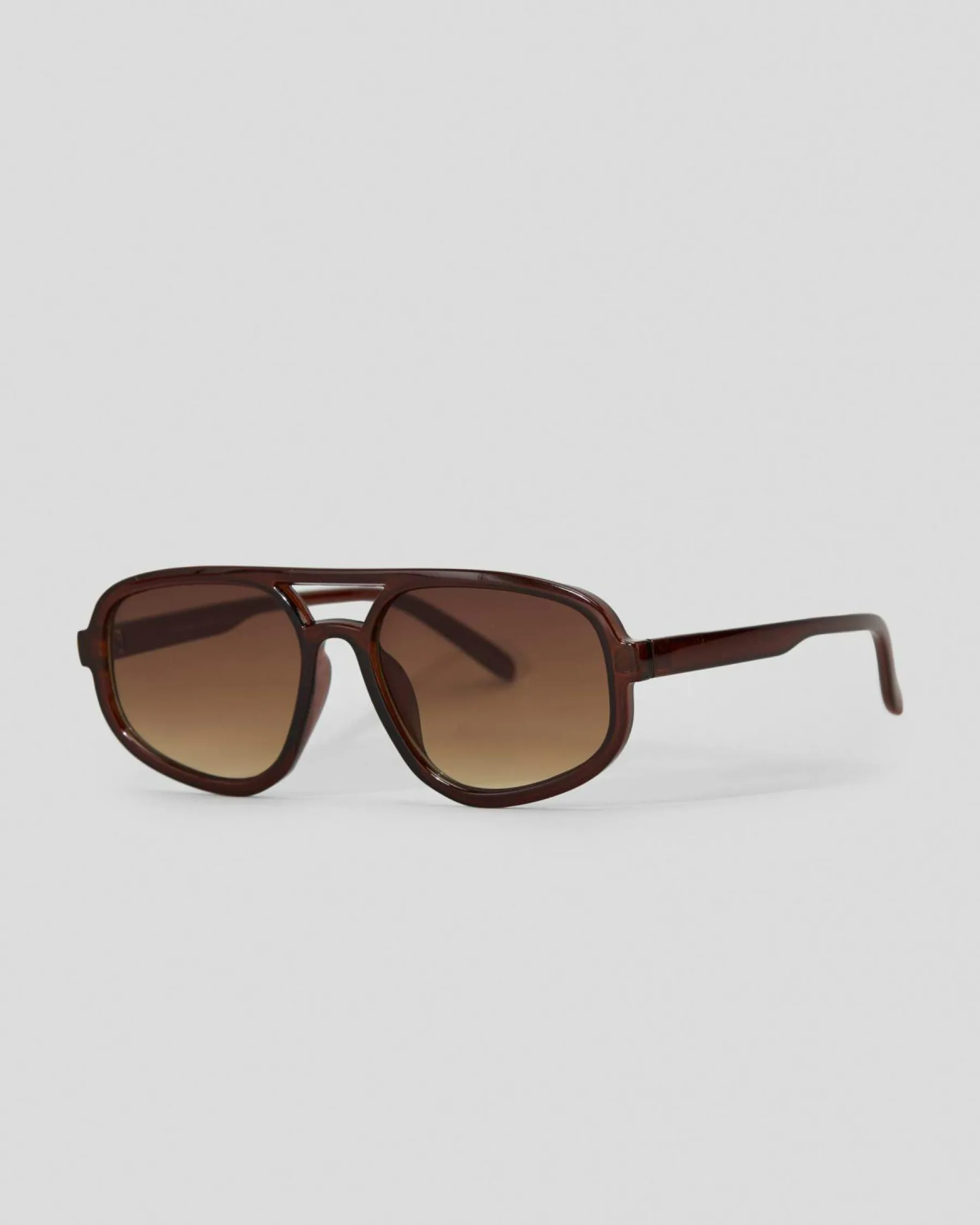 Sunglasses*Indie Eyewear Taylor Sunglasses Brown/gd Brown