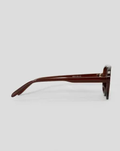 Sunglasses*Indie Eyewear Taylor Sunglasses Brown/gd Brown