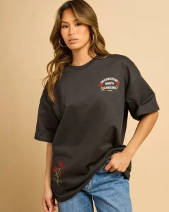 Tops*Wrangler Team 47 Boxy Slouch T-Shirt Worn Black