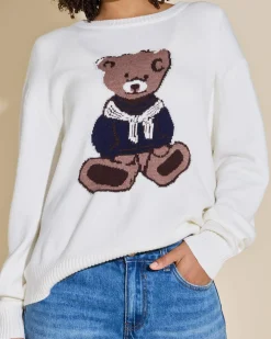 Outlet Teddy Bear Knit Jumper Women Knitwear|Jumpers & Hoodies