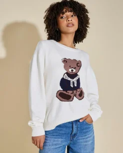 Outlet Teddy Bear Knit Jumper Women Knitwear|Jumpers & Hoodies
