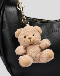 Gifts & Novelty|Gifts & Novelty*Karyn In LA Teddy Large Bag Charm Taupe