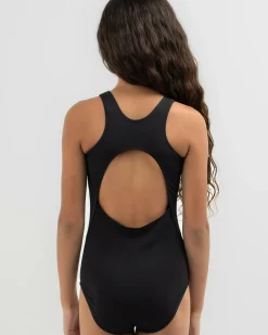 One Pieces*Modibodi Teen Period Swimwear Racerback One Piece Black
