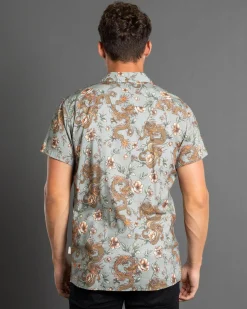 Tops & T-Shirts*Lucid Temple Short Sleeve Shirt Sage