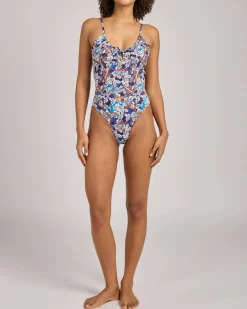 One Pieces*Kaiami Teri Underwire One Piece Swimsuit Multi