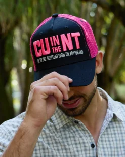 Headwear*CU in the NT Territory Trucker Cap Pink