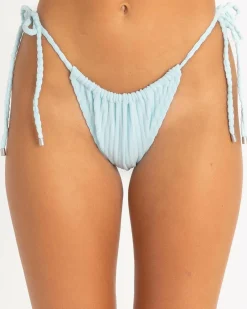 Best Terry Rib Bells Bikini Bottom Women Bikinis