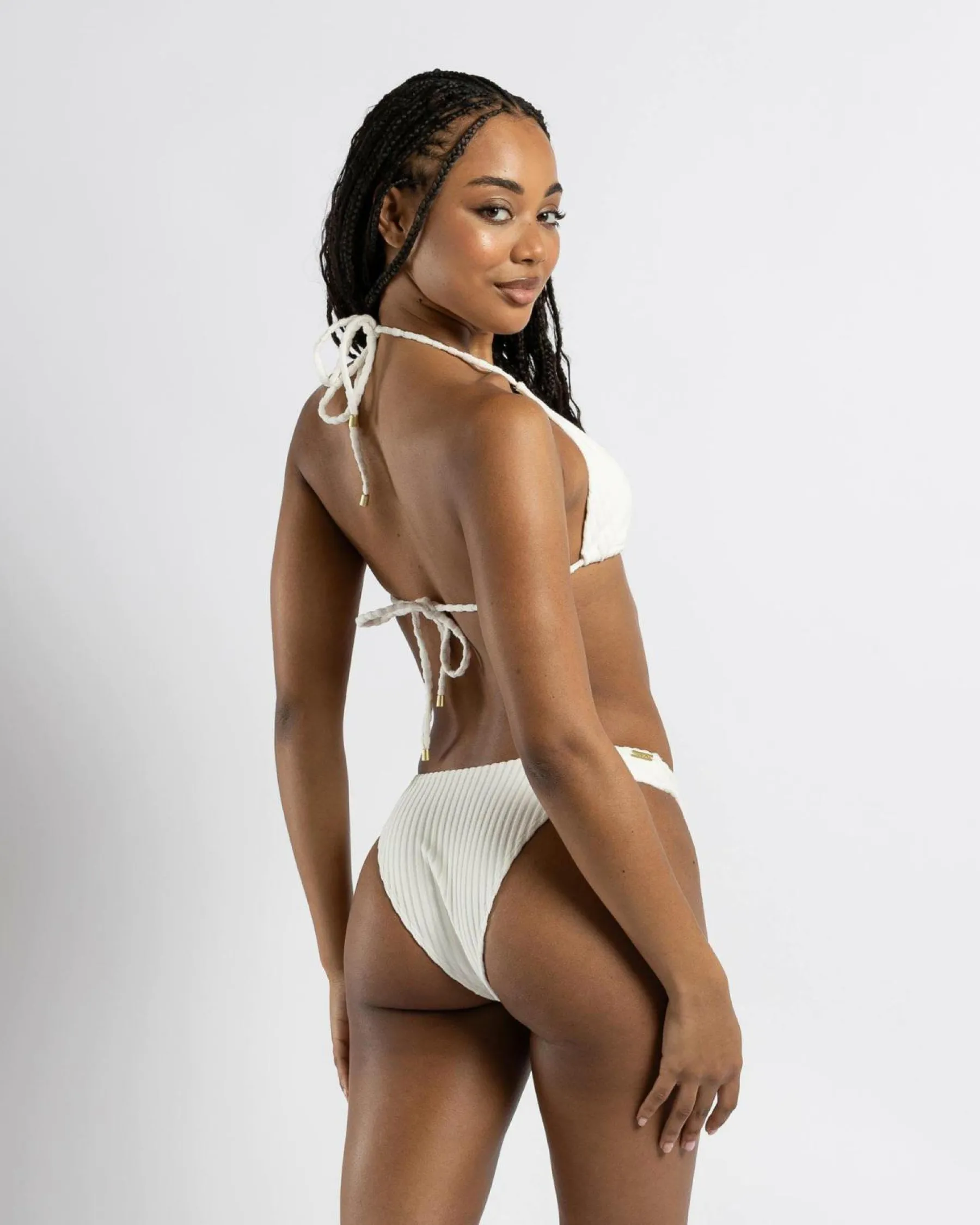 Online Terry Rib Hike Bikini Bottom Women Bikinis