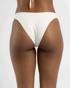 Online Terry Rib Hike Bikini Bottom Women Bikinis