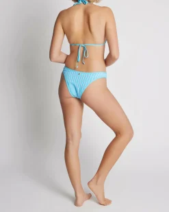 Outlet Terry Sands Stripe High Cut Bikini Bottom Women Bikinis