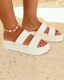 Sandals*Ava And Ever Tessa Flatform Shoes White/white