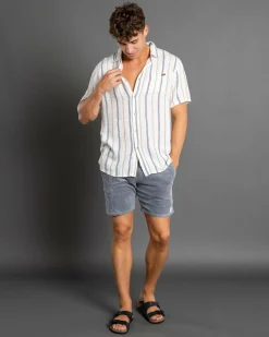 Hot Texture Elastic Waist Shorts Shorts & Bottoms