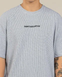 Tops & T-Shirts*St. Goliath Textured ID T-Shirt Navy
