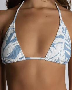 Bikinis*Billabong The Coast Is Calling Remi Triangle Bikini Top Western Sky