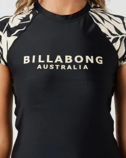 Outlet The Coast is Calling Wahine Cap Sleeve Rash Vest Women Rash Vests