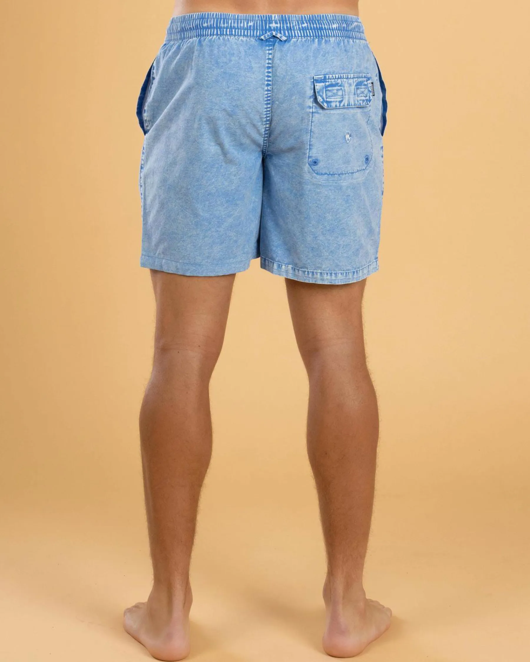 Shorts & Bottoms*Afends The Dopamine Board Shorts Blue Acid Wash