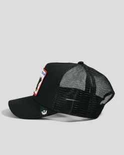 Headwear*Goorin Bros The Freedom Eagle Trucker Cap Black