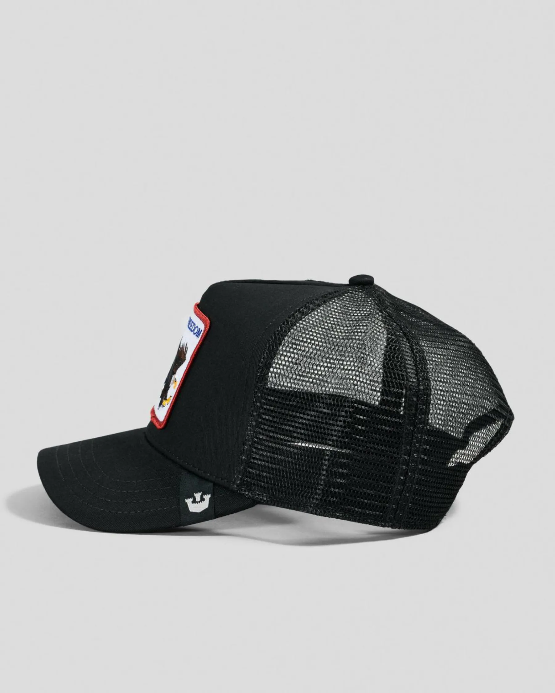 Headwear*Goorin Bros The Freedom Eagle Trucker Cap Black