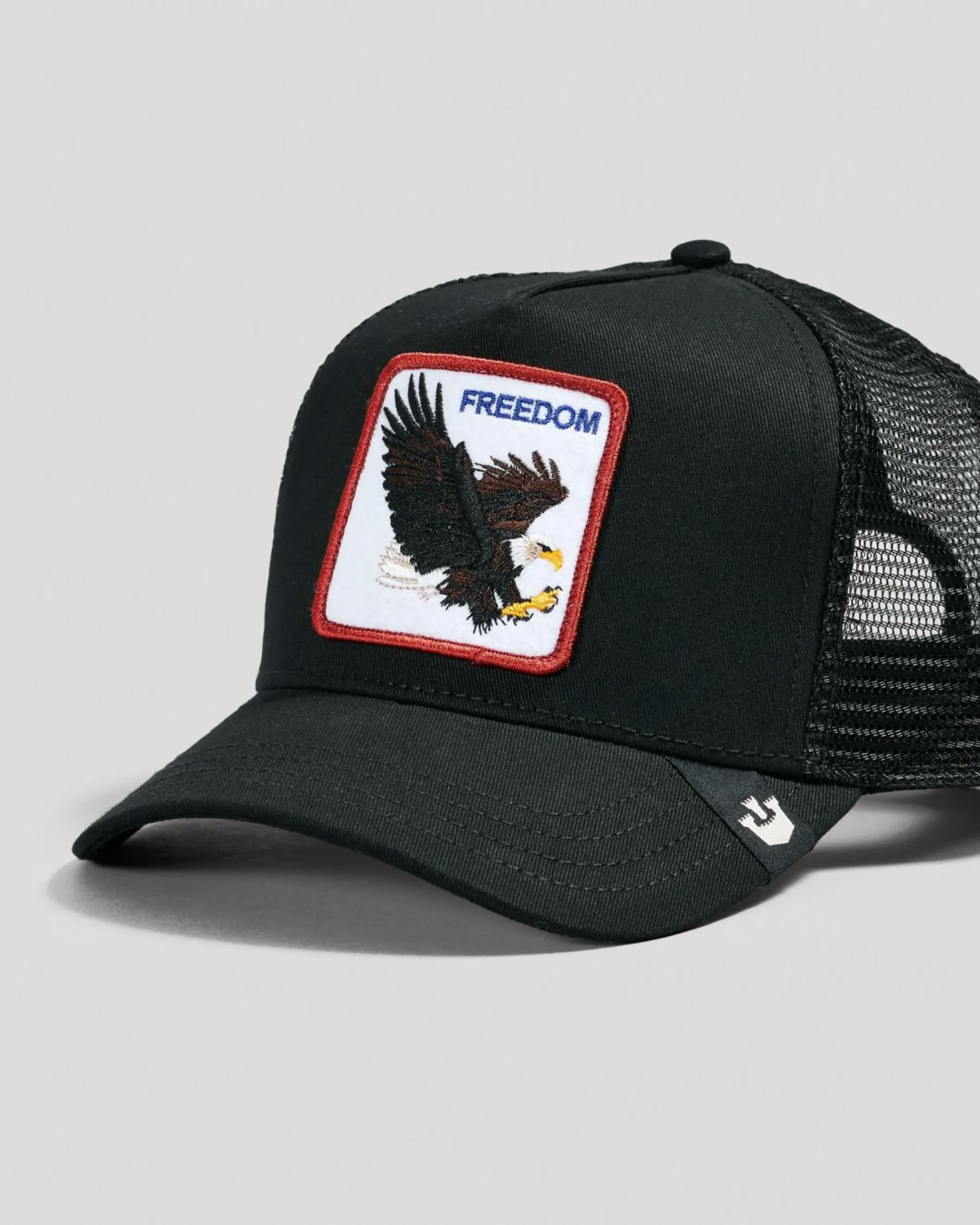 Headwear*Goorin Bros The Freedom Eagle Trucker Cap Black
