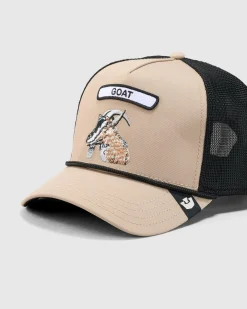 Headwear*Goorin Bros The Goat Trucker Cap Tan