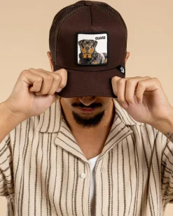 Headwear*Goorin Bros The Guard Dog Trucker Cap Brown