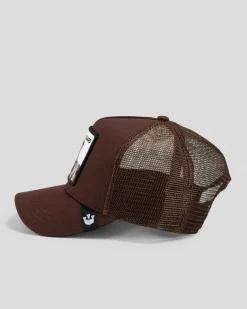Headwear*Goorin Bros The Guard Dog Trucker Cap Brown