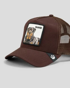 Headwear*Goorin Bros The Guard Dog Trucker Cap Brown
