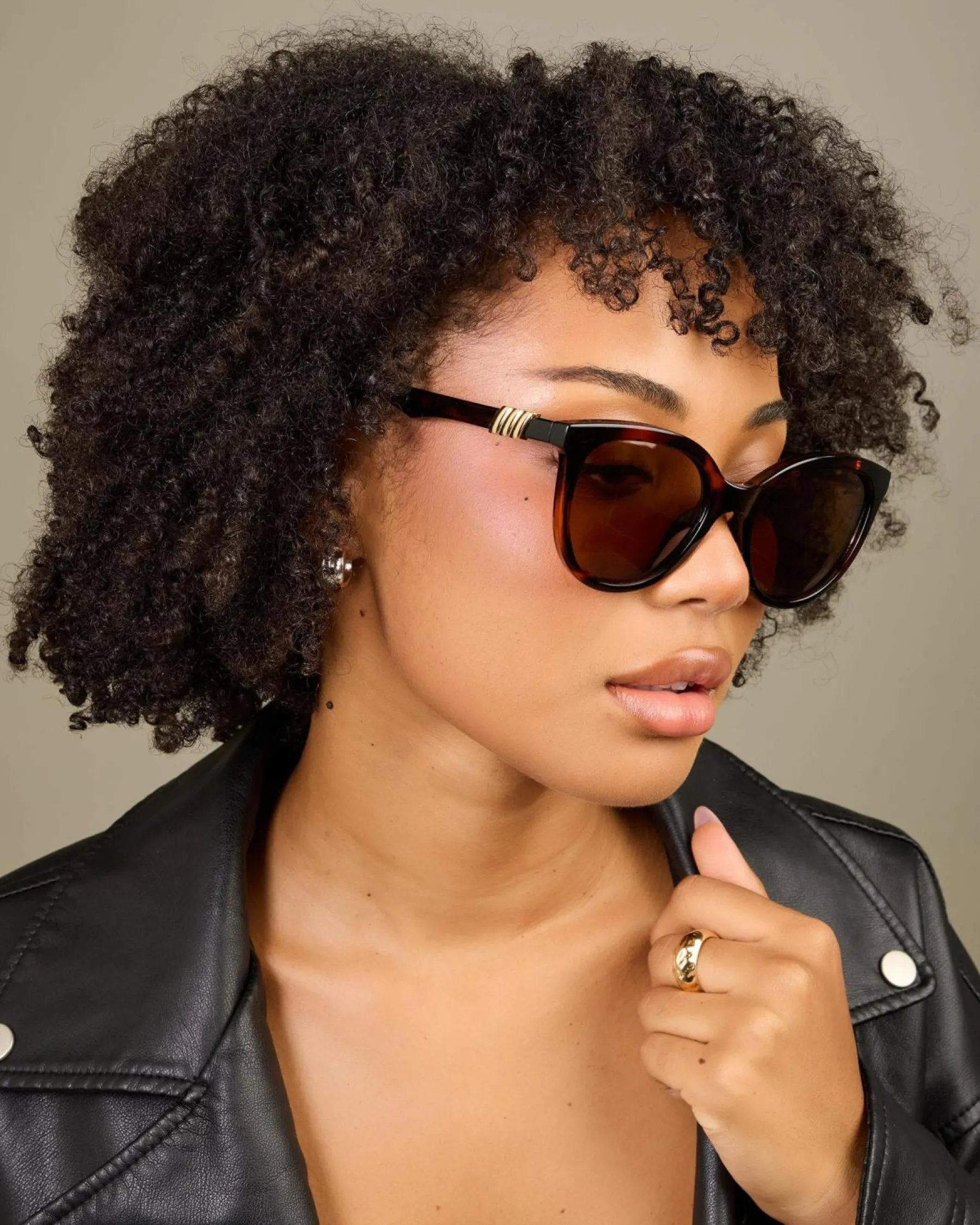 Sunglasses*Le Specs The Muse Polarized Sunglasses Tort/brown Mono