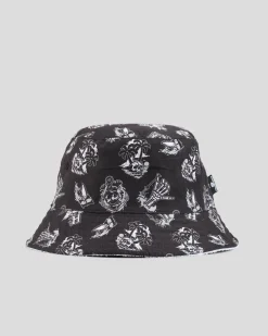 Sale The Sailor Anchor Reversible Terry Bucket Hat Headwear