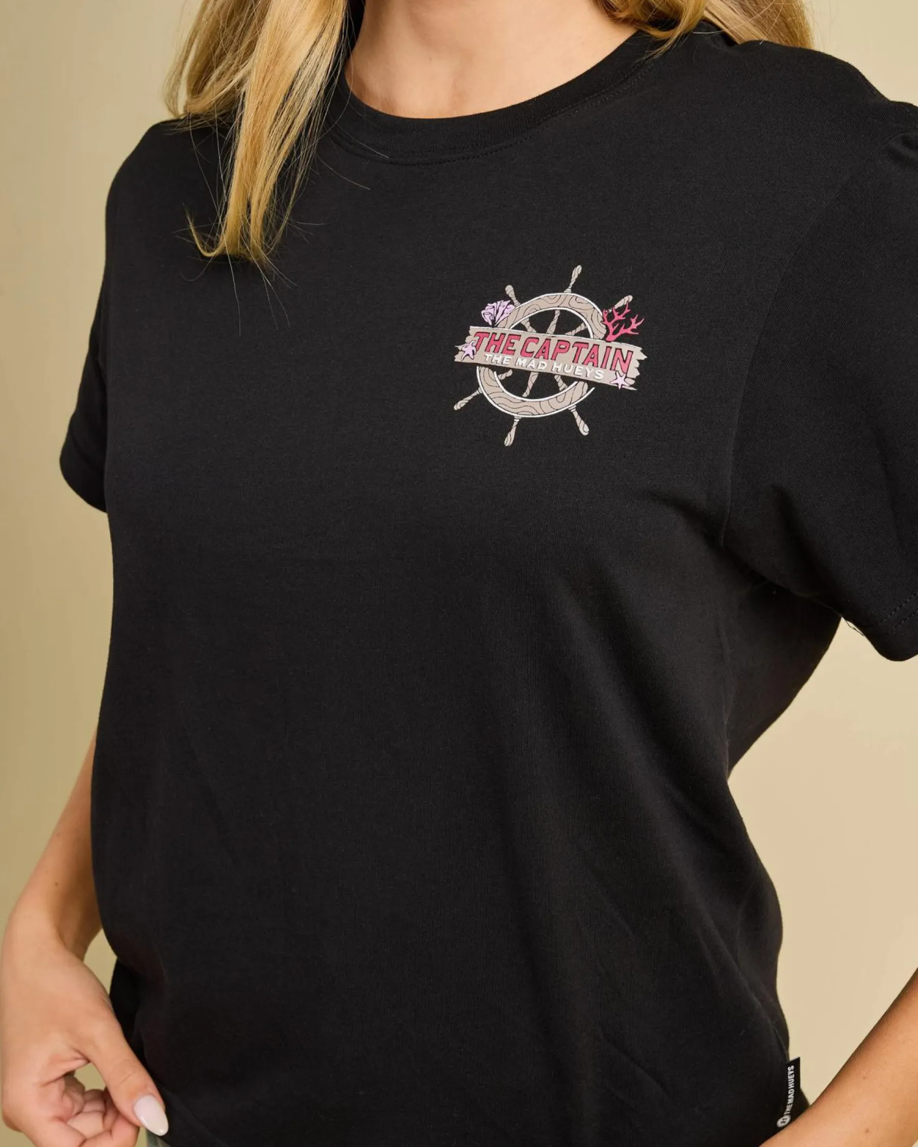 Tops*The Mad Hueys The Sea Captain T-Shirt Black