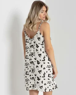 Discount The Search Mini Dress Women Linen Blend|Dresses