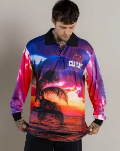 Tops & T-Shirts*CU in the NT The Sunset Fishing Shirt Multi