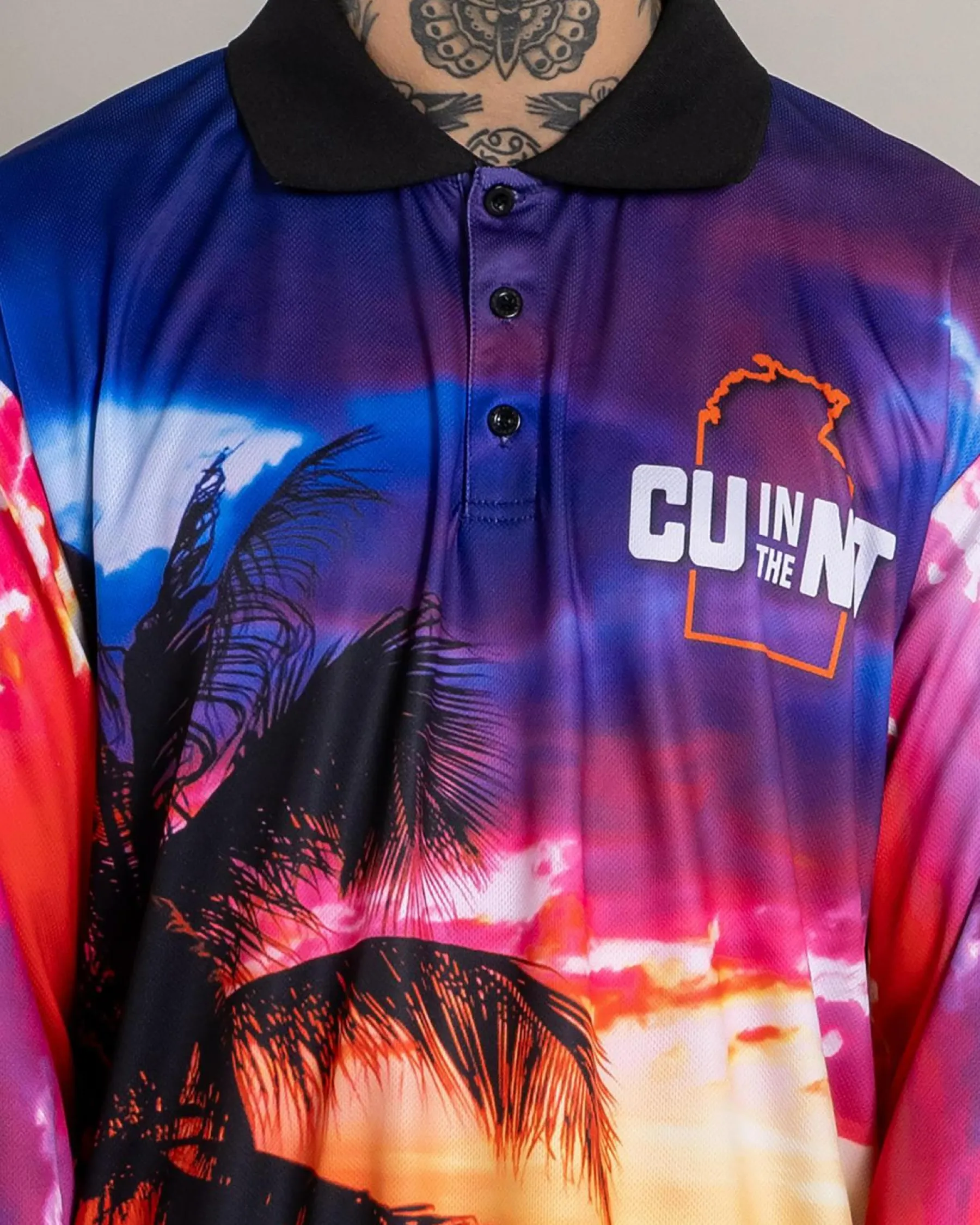 Tops & T-Shirts*CU in the NT The Sunset Fishing Shirt Multi