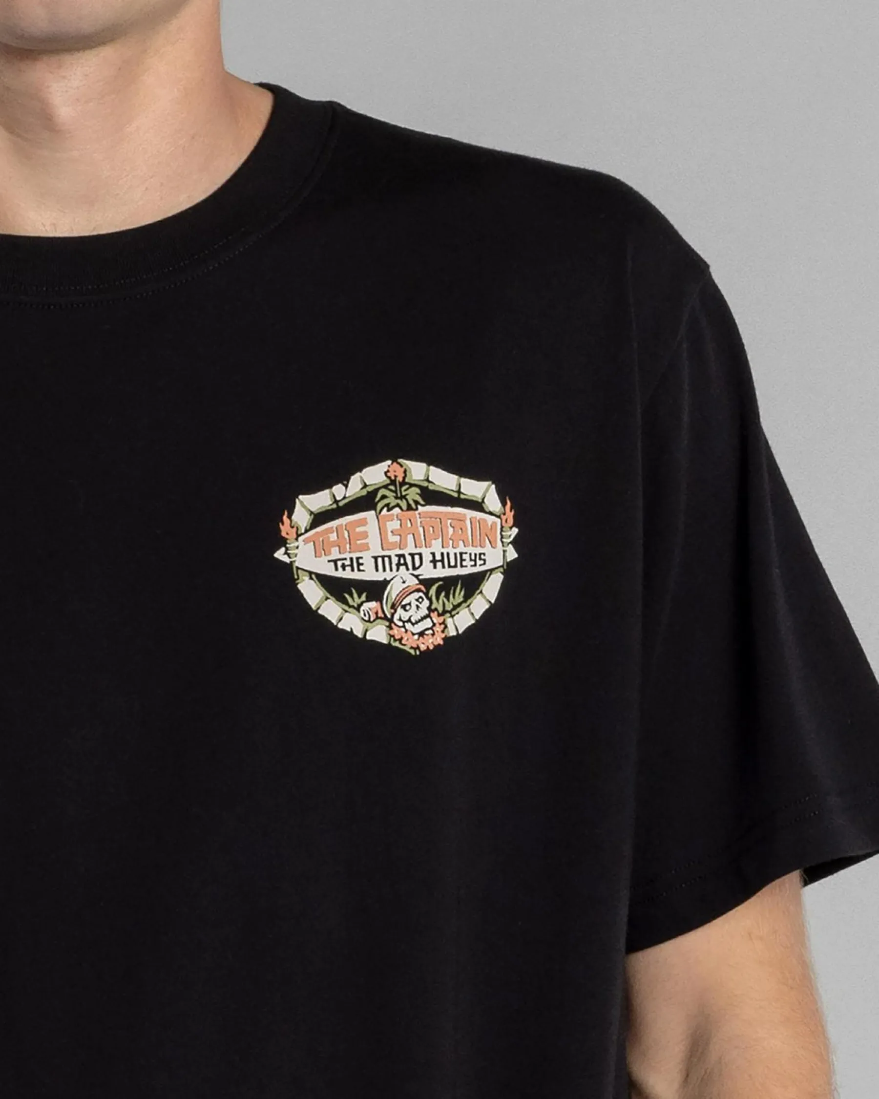 Tops & T-Shirts*The Mad Hueys The Tiki Captain T-Shirt Black