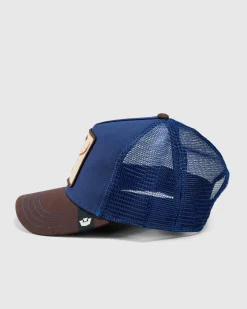 Clearance The Two-Tone Skull Trucker Cap Headwear