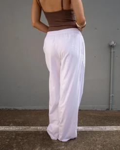 Bottoms*Ava And Ever Theo Pants White